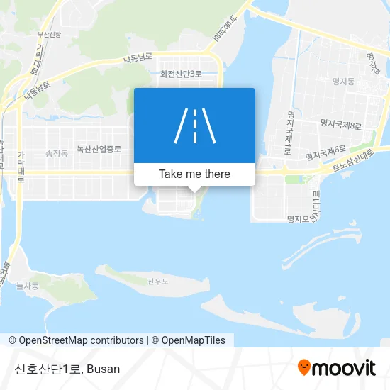 신호산단1로 map