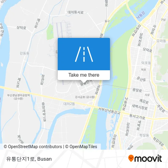 유통단지1로 map