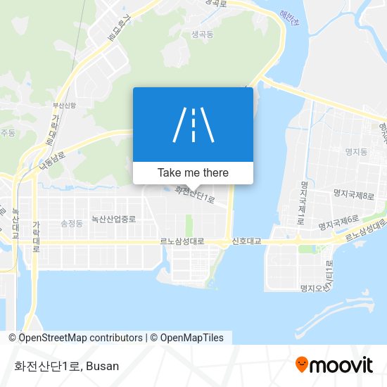 화전산단1로 map