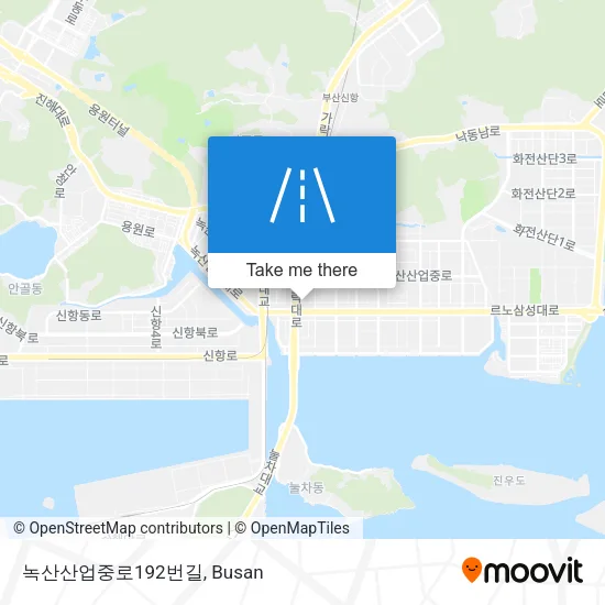 녹산산업중로192번길 map