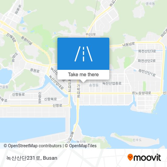 녹산산단231로 map