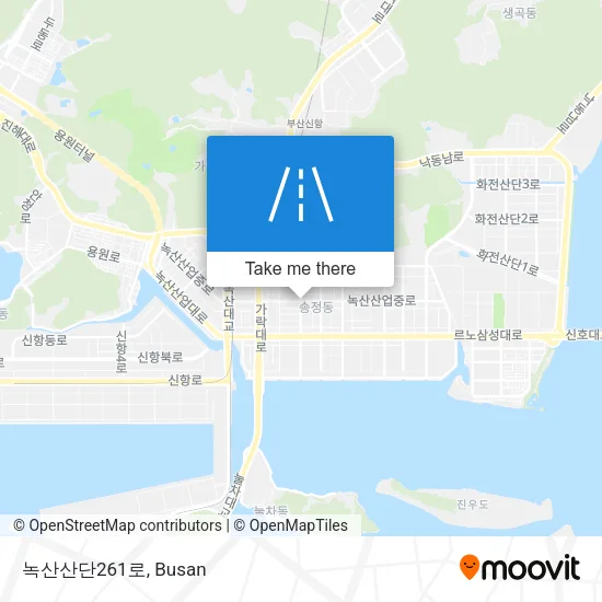 녹산산단261로 map