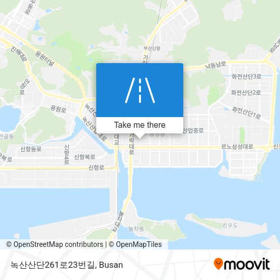 녹산산단261로23번길 map