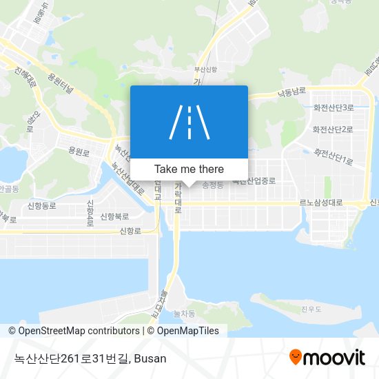 녹산산단261로31번길 map