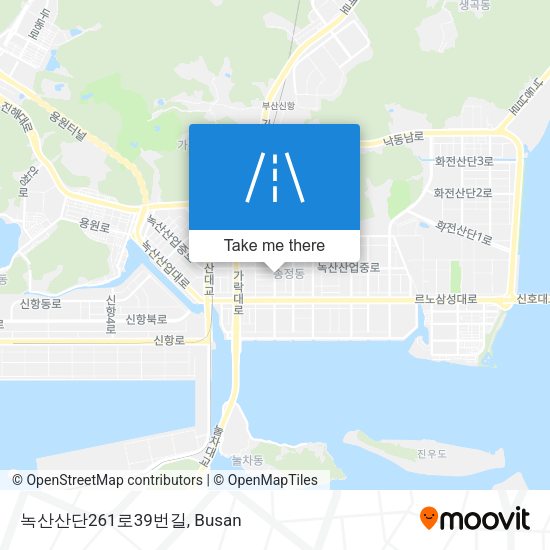 녹산산단261로39번길 map