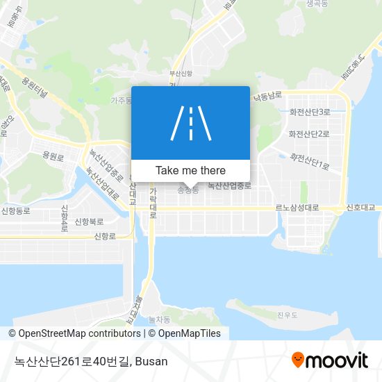 녹산산단261로40번길 map