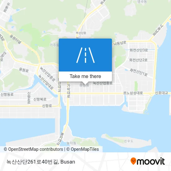 녹산산단261로40번길 map