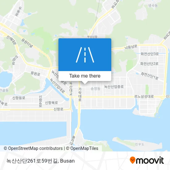 녹산산단261로59번길 map