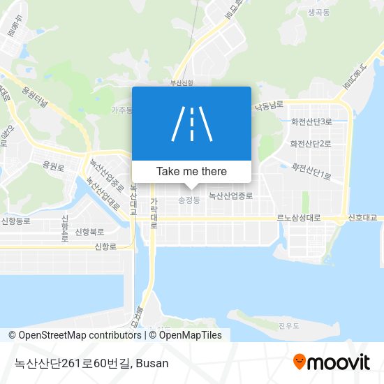 녹산산단261로60번길 map