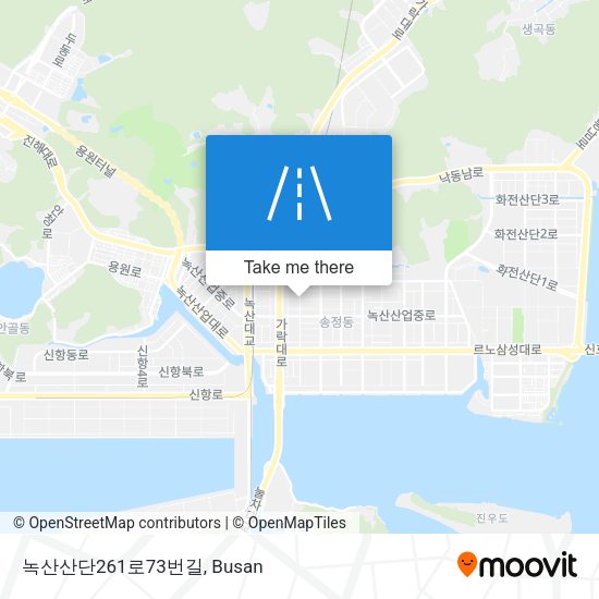 녹산산단261로73번길 map