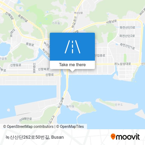 녹산산단262로50번길 map