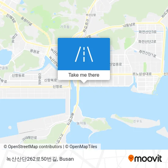 녹산산단262로50번길 map