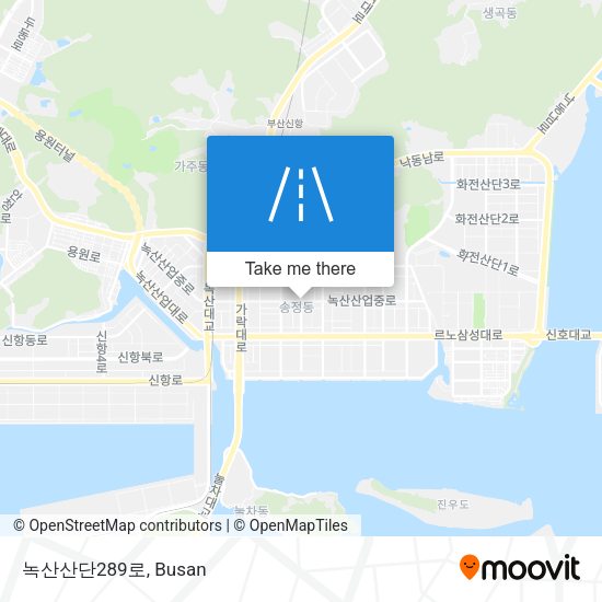 녹산산단289로 map