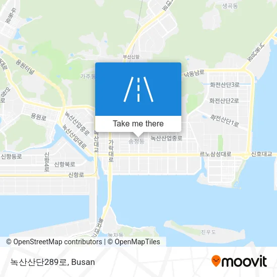 녹산산단289로 map
