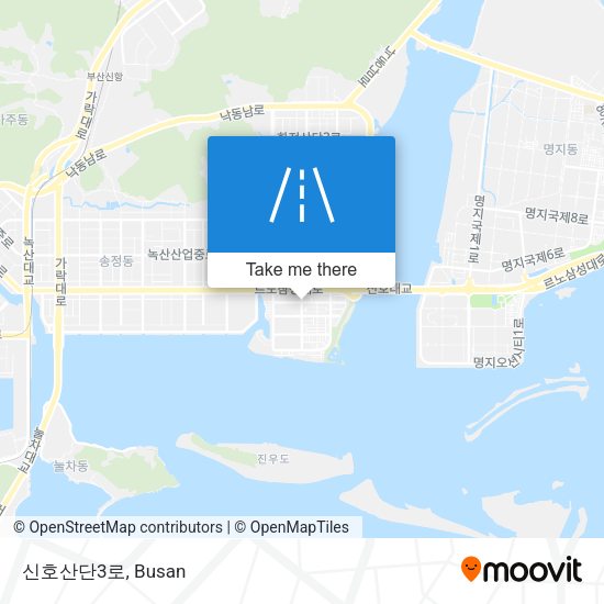 신호산단3로 map