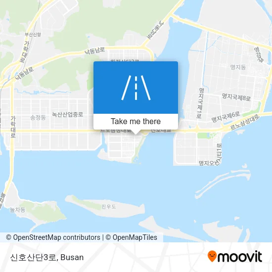 신호산단3로 map
