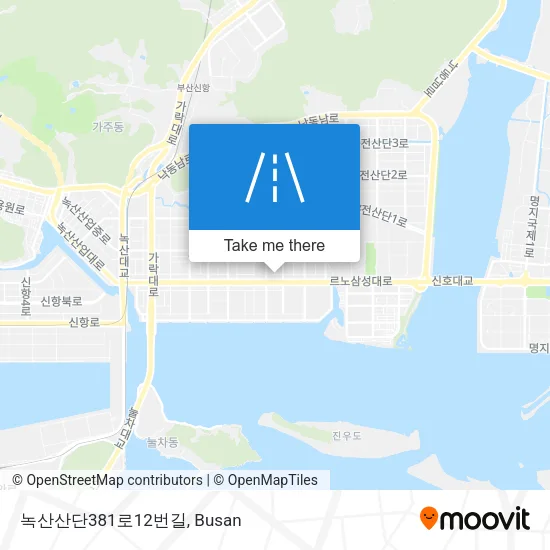녹산산단381로12번길 map