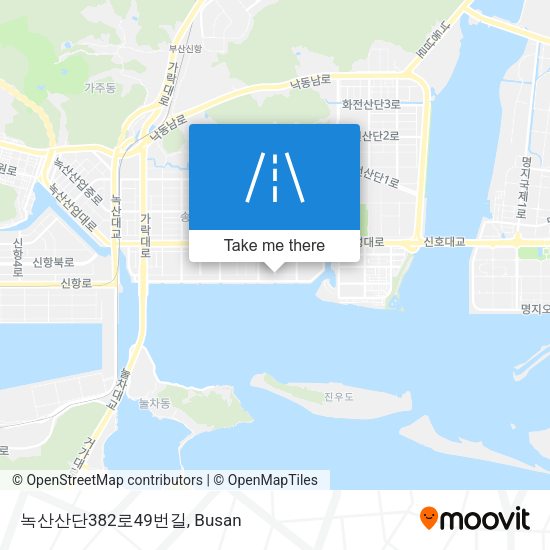 녹산산단382로49번길 map