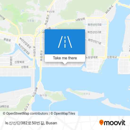 녹산산단382로50번길 map