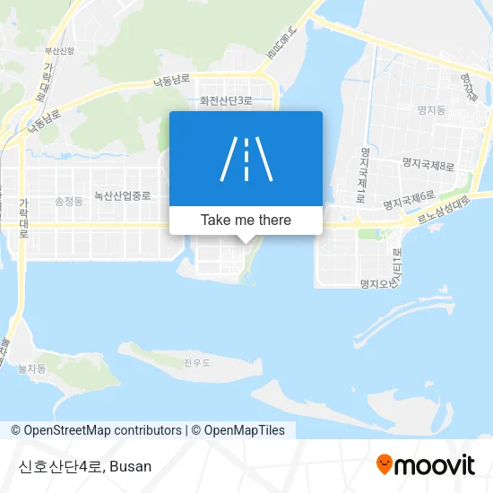 신호산단4로 map