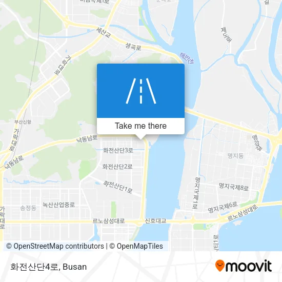 화전산단4로 map