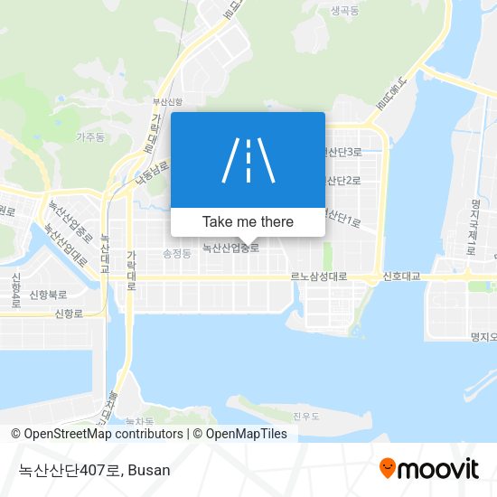 녹산산단407로 map