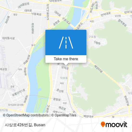 사상로426번길 map