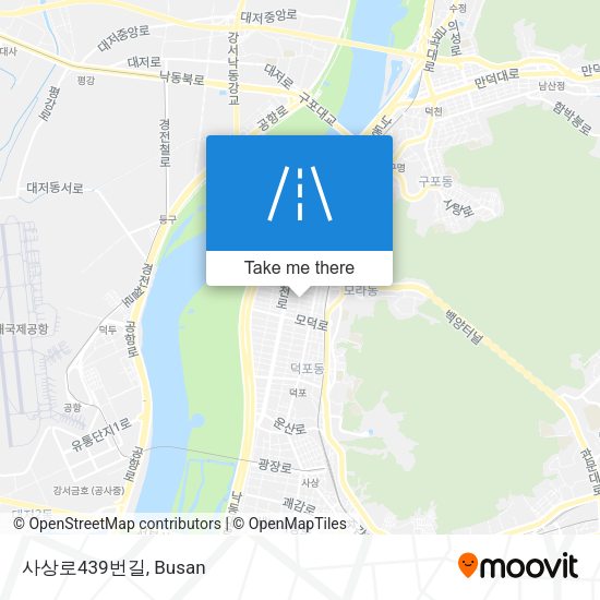 사상로439번길 map