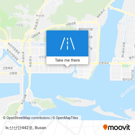 녹산산단442로 map