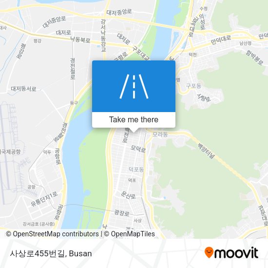 사상로455번길 map