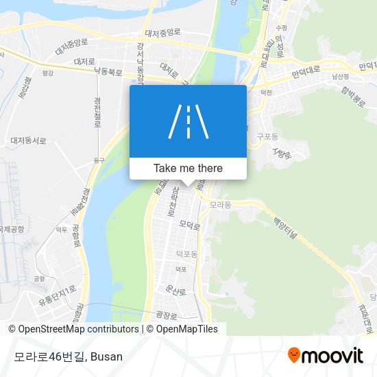 모라로46번길 map