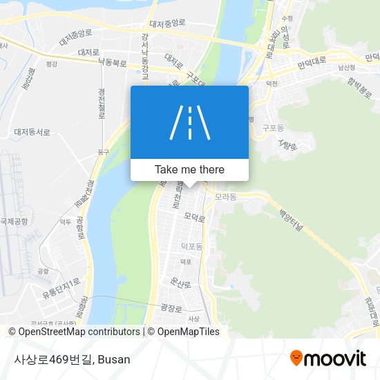 사상로469번길 map