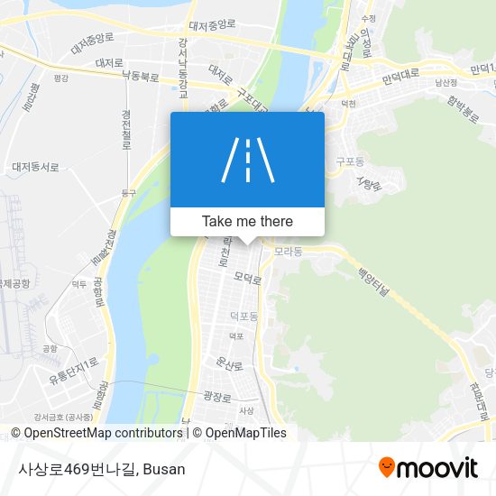 사상로469번나길 map