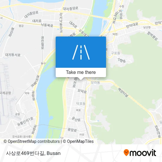 사상로469번다길 map