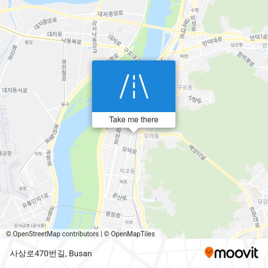 사상로470번길 map
