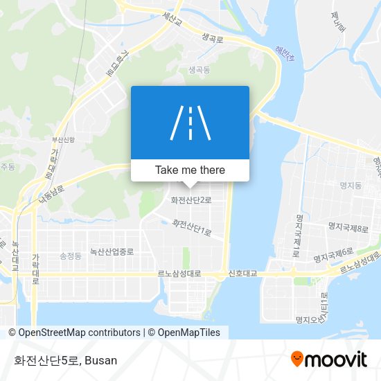 화전산단5로 map