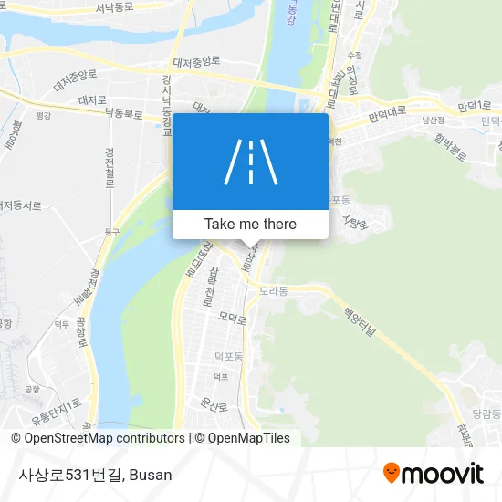 사상로531번길 map