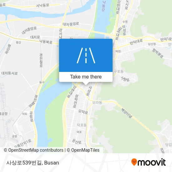 사상로539번길 map