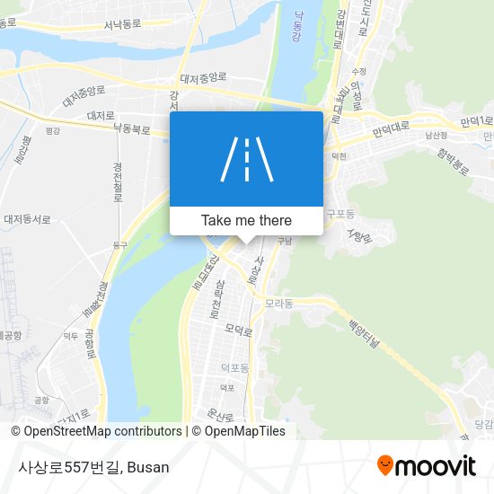 사상로557번길 map