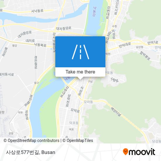 사상로577번길 map