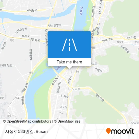 사상로583번길 map