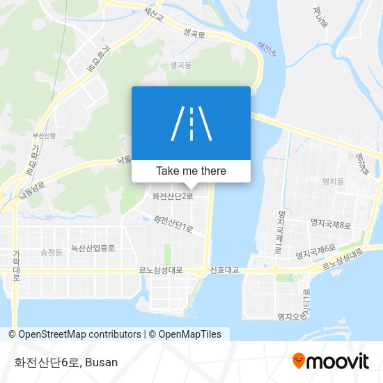 화전산단6로 map