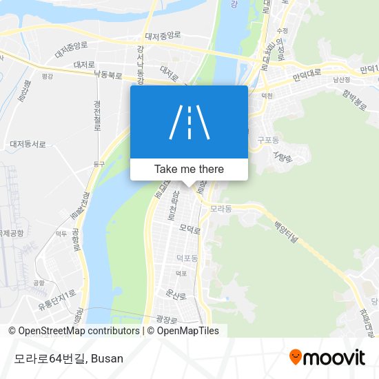 모라로64번길 map