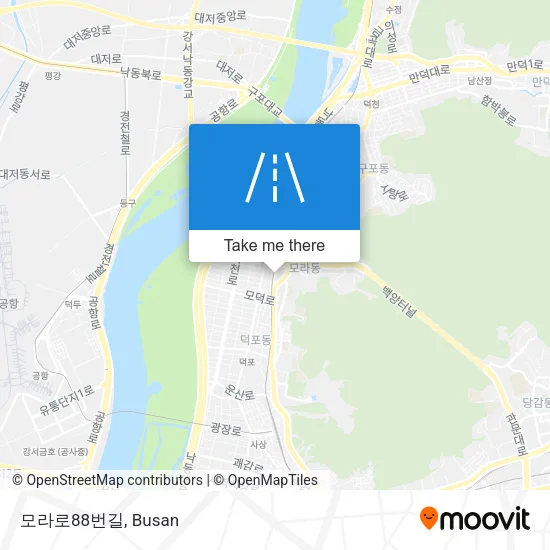 모라로88번길 map