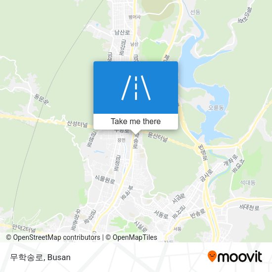 무학송로 map