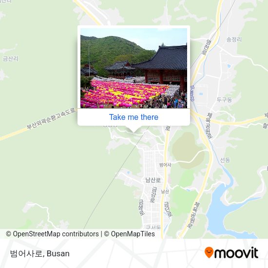 범어사로 map
