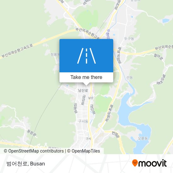 범어천로 map