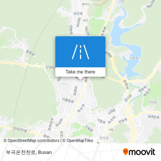 부곡온천천로 map