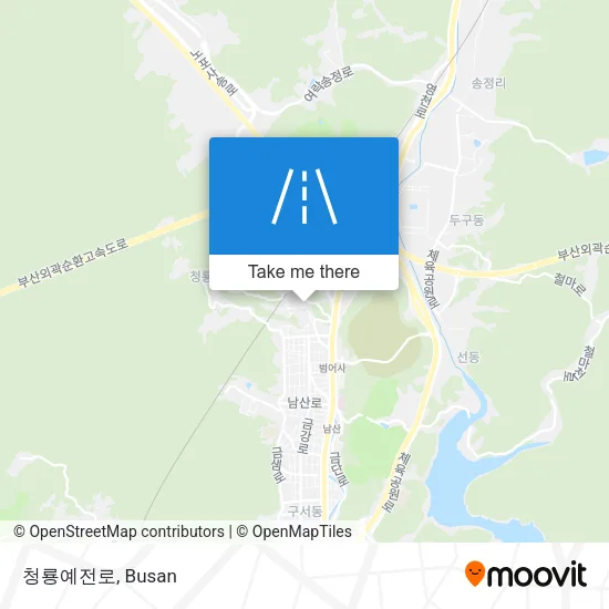 청룡예전로 map