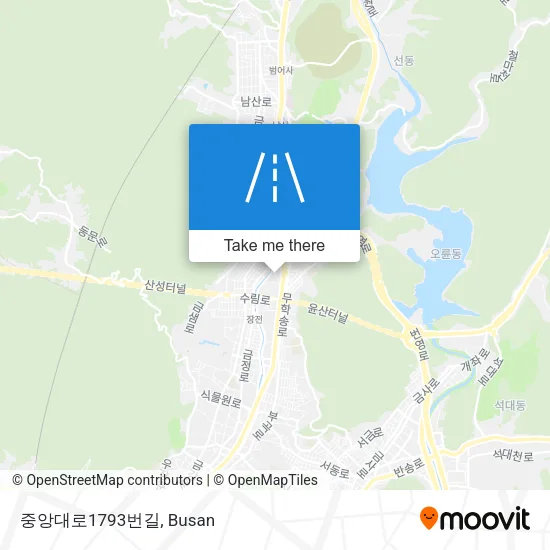 중앙대로1793번길 map